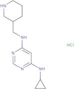 N-Cyclopropyl-N'-piperidin-3-ylmethyl-pyrimidine-4,6-diamine hydrochloride