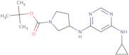 3-(6-Cyclopropylamino-pyrimidin-4-ylamino)-pyrrolidine-1-carboxylic acid tert-butyl ester