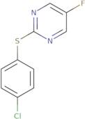 2-(4-Chloro-phenylsulfanyl)-5-fluoro-pyrimidine