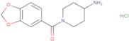 (4-Amino-piperidin-1-yl)-benzo[1,3]dioxol-5-yl-methanone hydrochloride