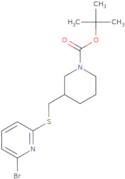 3-(6-Bromo-pyridin-2-ylsulfanylmethyl)-piperidine-1-carboxylic acid tert-butyl ester