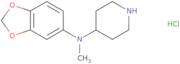 Benzo[1,3]dioxol-5-ylmethyl-piperidin-4-yl-amine hydrochloride