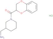 (3-Aminomethyl-piperidin-1-yl)-(2,3-dihydro-benzo[1,4]dioxin-2-yl)-methanone hydrochloride