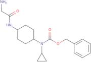 [4-(2-Amino-acetylamino)-cyclohexyl]-cyclopropyl-carbamic acid benzyl ester