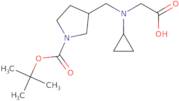 3-[(Carboxymethyl-cyclopropyl-amino)-methyl]-pyrrolidine-1-carboxylic acid tert-butyl ester