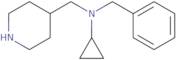 Benzyl-cyclopropyl-piperidin-4-ylmethyl-amine