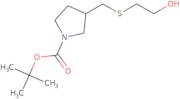 3-(2-Hydroxy-ethylsulfanylmethyl)-pyrrolidine-1-carboxylic acid tert-butyl ester