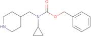 Cyclopropyl-piperidin-4-ylmethyl-carbamic acid benzyl ester