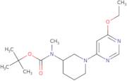 [1-(6-Ethoxy-pyrimidin-4-yl)-piperidin-3-yl]-methyl-carbamic acid tert-butyl ester