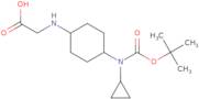 [4-(tert-Butoxycarbonyl-cyclopropyl-amino)-cyclohexylamino]-acetic acid