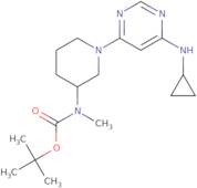 [1-(6-Cyclopropylamino-pyrimidin-4-yl)-piperidin-3-yl]-methyl-carbamic acid tert-butyl ester