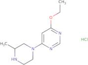 4-Ethoxy-6-(3-methyl-piperazin-1-yl)-pyrimidine hydrochloride