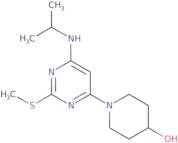 1-(6-Isopropylamino-2-methylsulfanyl-pyrimidin-4-yl)-piperidin-4-ol