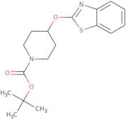 4-(Benzothiazol-2-yloxy)-piperidine-1-carboxylic acid tert-butyl ester