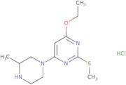 4-Ethoxy-6-(3-methyl-piperazin-1-yl)-2-methylsulfanyl-pyrimidine hydrochloride