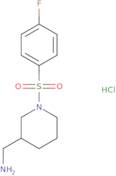 C-[1-(4-Fluoro-benzenesulfonyl)-piperidin-3-yl]-methylamine hydrochloride