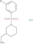 [1-(3-Bromo-benzenesulfonyl)-piperidin-3-yl]-methyl-amine hydrochloride