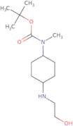 [4-(2-Hydroxy-ethylamino)-cyclohexyl]-methyl-carbamic acid tert-butyl ester