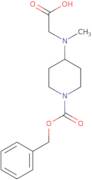 2-({1-[(Benzyloxy)carbonyl]piperidin-4-yl}(methyl)amino)acetic acid