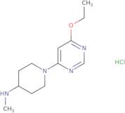 [1-(6-Ethoxy-pyrimidin-4-yl)-piperidin-4-yl]-methyl-amine hydrochloride