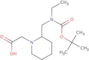 {2-[(tert-Butoxycarbonyl-ethyl-amino)-methyl]-piperidin-1-yl}-acetic acid