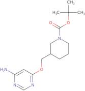 3-(6-Amino-pyrimidin-4-yloxymethyl)-piperidine-1-carboxylic acid tert-butyl ester