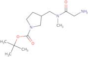 3-{[(2-Amino-acetyl)-methyl-amino]-methyl}-pyrrolidine-1-carboxylic acid tert-butyl ester