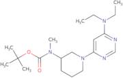 [1-(6-Diethylamino-pyrimidin-4-yl)-piperidin-3-yl]-methyl-carbamic acid tert-butyl ester