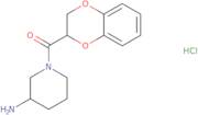 (3-Amino-piperidin-1-yl)-(2,3-dihydro-benzo[1,4]dioxin-2-yl)-methanone hydrochloride