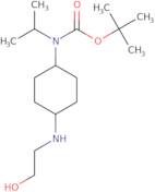 [4-(2-Hydroxy-ethylamino)-cyclohexyl]-isopropyl-carbamic acid tert-butyl ester