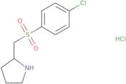 2-(4-Chloro-benzenesulfonylmethyl)-pyrrolidine hydrochloride