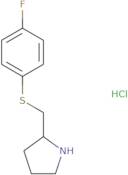 2-(4-Fluoro-phenylsulfanylmethyl)-pyrrolidine hydrochloride