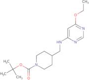 4-[(6-Ethoxy-pyrimidin-4-ylamino)-methyl]-piperidine-1-carboxylic acid tert-butyl ester