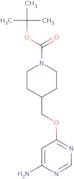 4-(6-Amino-pyrimidin-4-yloxymethyl)-piperidine-1-carboxylic acid tert-butyl ester
