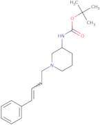 [1-((E)-4-Phenyl-but-3-enyl)-piperidin-3-yl]-carbamic acid tert-butyl ester