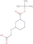 (S)-3-Carboxymethylsulfanyl-piperidine-1-carboxylic acid tert-butyl ester