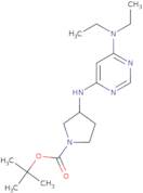 (S)-3-(6-Diethylamino-pyrimidin-4-ylamino)-pyrrolidine-1-carboxylic acid tert-butyl ester