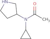 N-Cyclopropyl-N-(R)-pyrrolidin-3-yl-acetamide