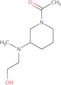 1-{(S)-3-[(2-Hydroxy-ethyl)-methyl-amino]-piperidin-1-yl}-ethanone