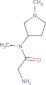 2-Amino-N-methyl-N-((S)-1-methyl-pyrrolidin-3-yl)-acetamide