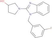 (S)-1-[1-(3-Fluoro-benzyl)-1H-benzoimidazol-2-yl]-pyrrolidin-3-ol