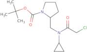 (S)-2-{[(2-Chloro-acetyl)-cyclopropyl-amino]-methyl}-pyrrolidine-1-carboxylic acid tert-butyl ester