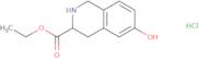 3-isoquinolinecarboxylic acid, 1,2,3,4-tetrahydro-6-hydroxy-, ethyl ester, hydrochloride (1:1)