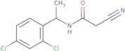 2-Cyano-N-[1-(2,4-dichlorophenyl)ethyl]acetamide