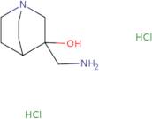 3-(Aminomethyl)-1-azabicyclo[2.2.2]octan-3-ol dihydrochloride