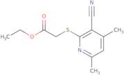 Ethyl 2-(3-cyano-4,6-dimethyl-2-pyridylthio)acetate