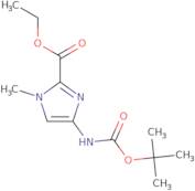 ethyl 4-{[(tert-butoxy)carbonyl]amino}-1-methyl-1H-imidazole-2-carboxylate