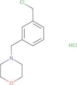4-{[3-(Chloromethyl)phenyl]methyl}morpholine hydrochloride