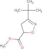 Methyl 3-tert-butyl-4,5-dihydro-1,2-oxazole-5-carboxylate