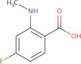 4-Fluoro-2-(methylamino)benzoic acid